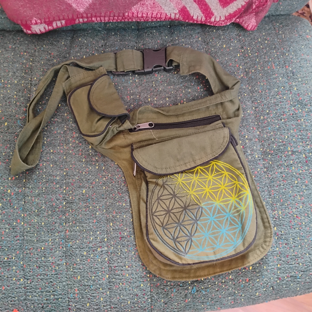 Olive Green Belt Bag